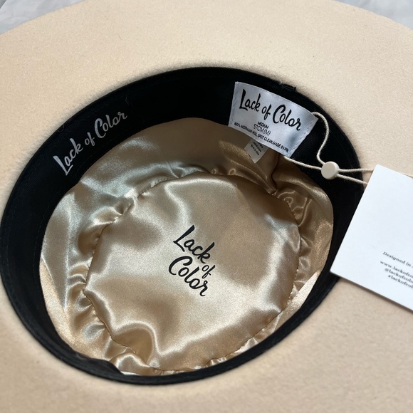 Cream Boater style LOC oval dipped crown hat with vintage dragon fly ribbon. Med - Picture 6 of 15